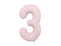 PartyDeco Light Pink 34"/86cm Number 3
