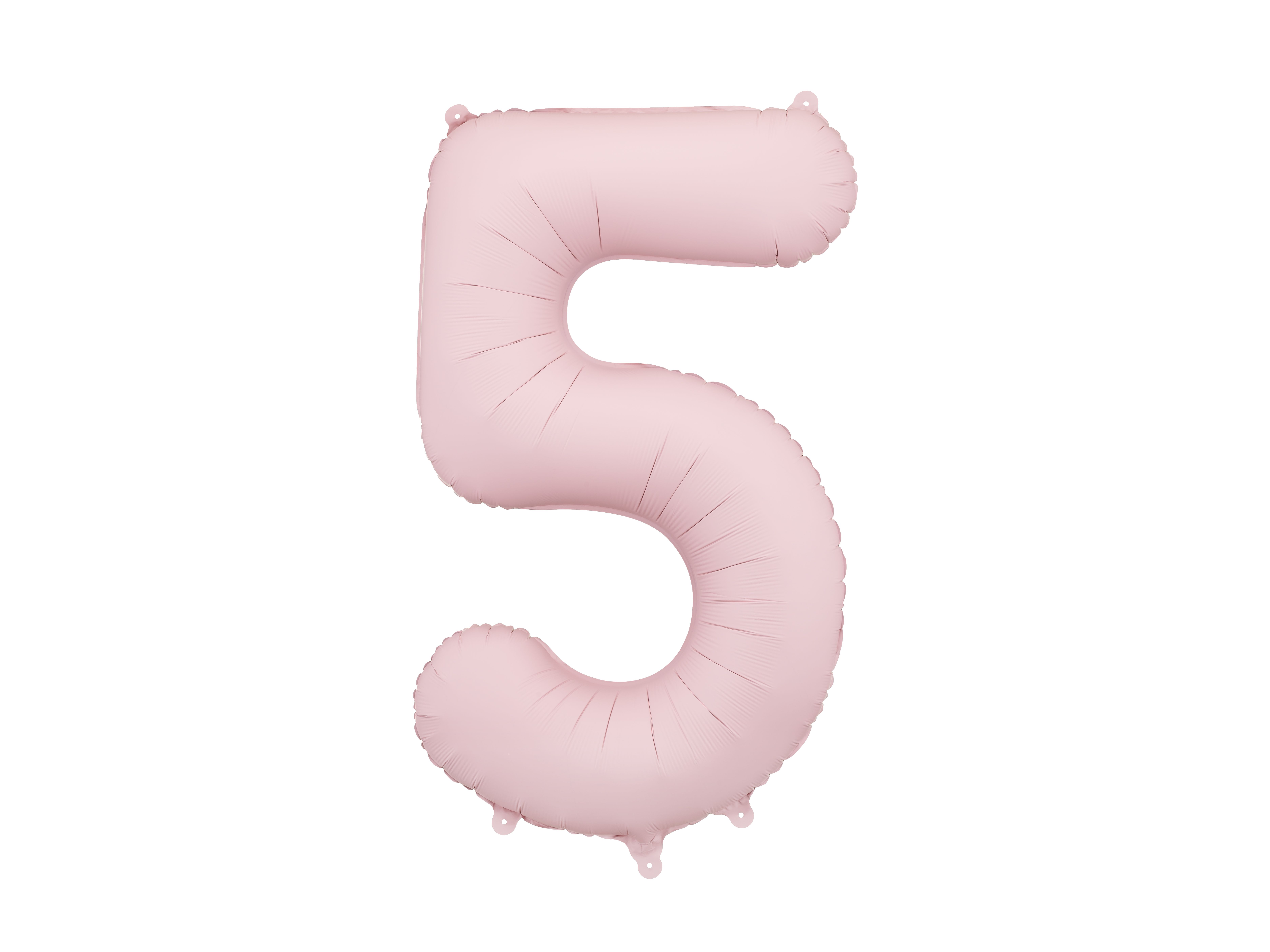 PartyDeco Light Pink 34"/86cm Number 5 image