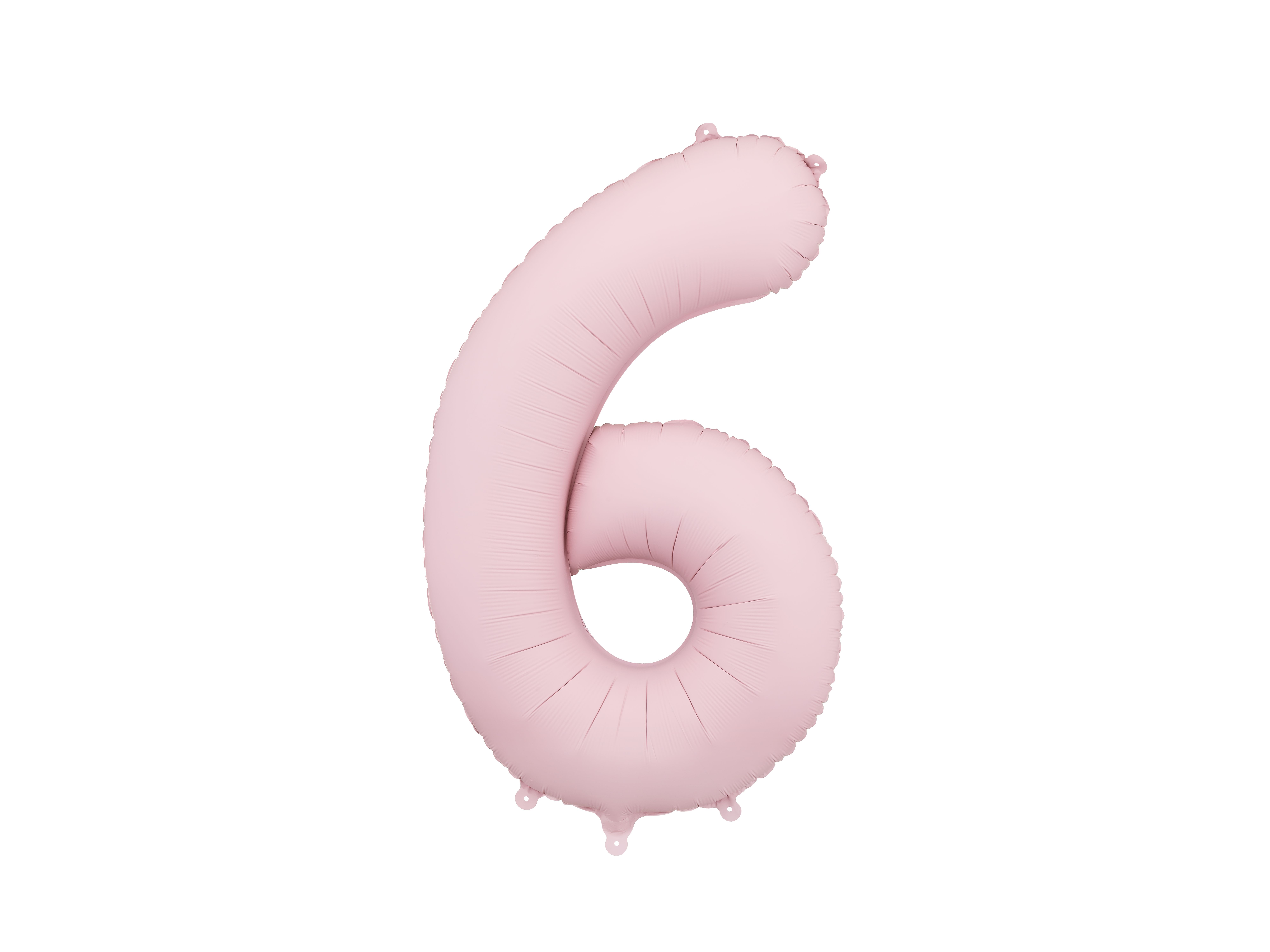 PartyDeco Light Pink 34"/86cm Number 6 image