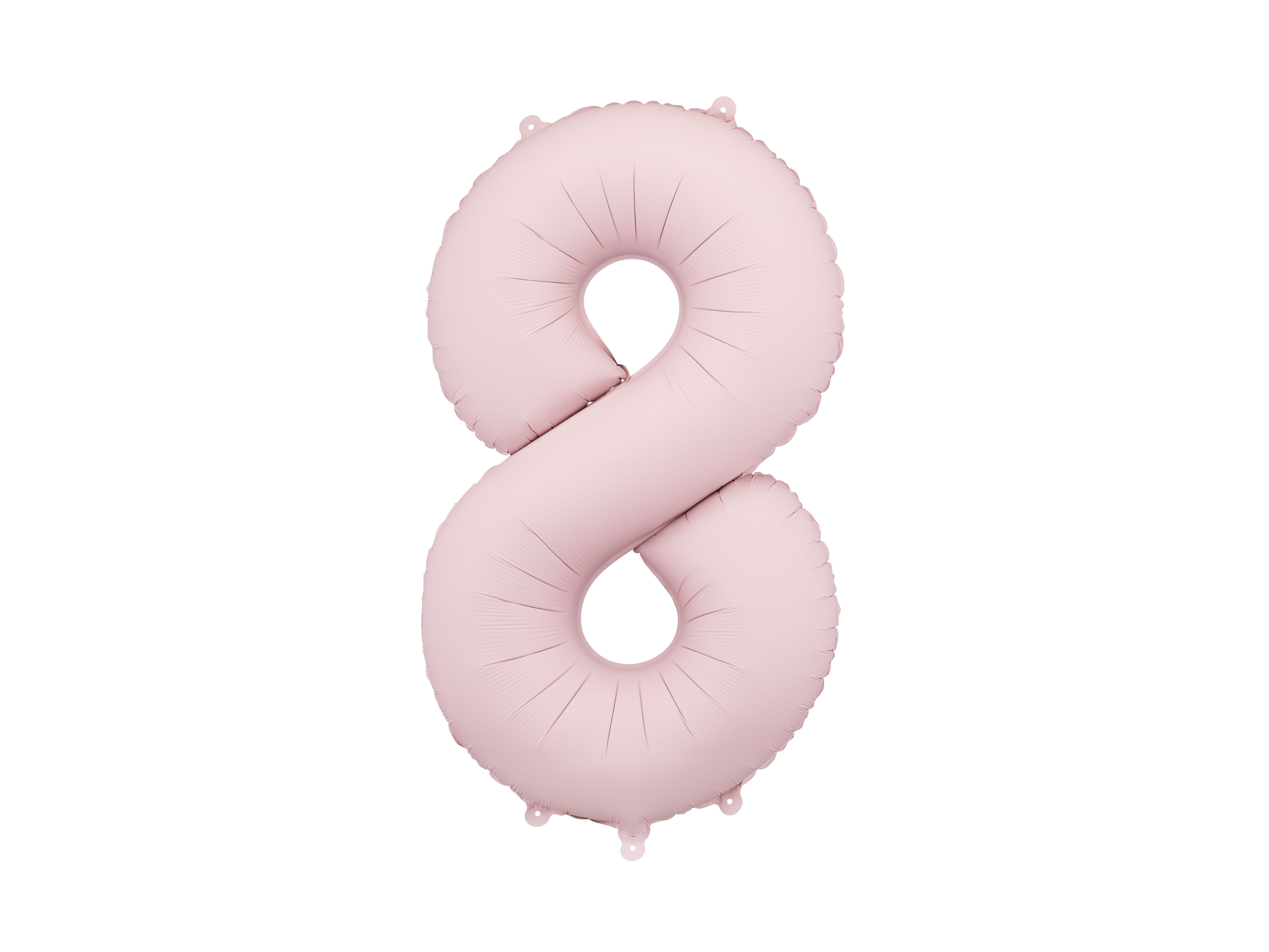 PartyDeco Light Pink 34"/86cm Number 8 image