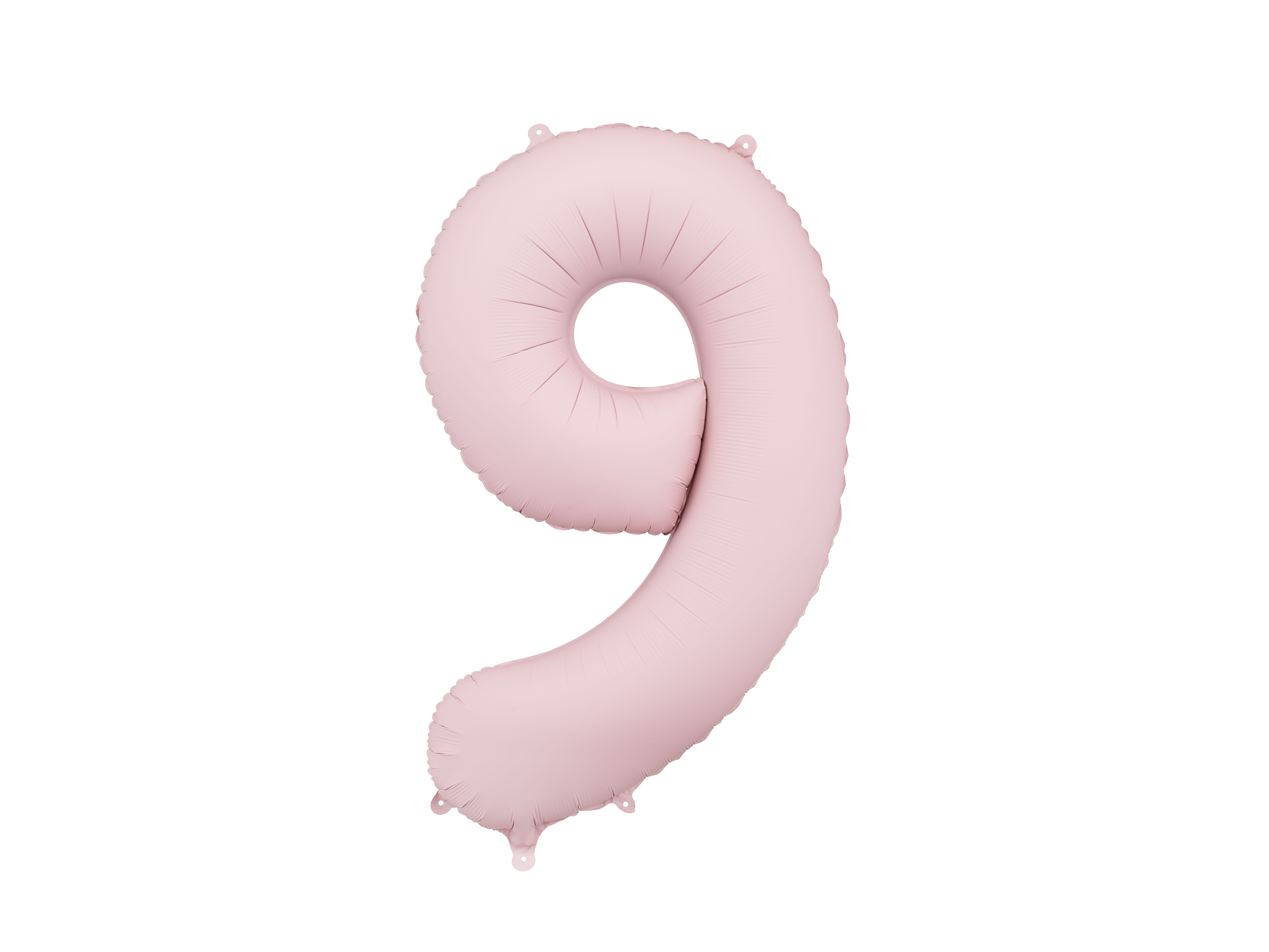 PartyDeco Light Pink 34"/86cm Number 9 image