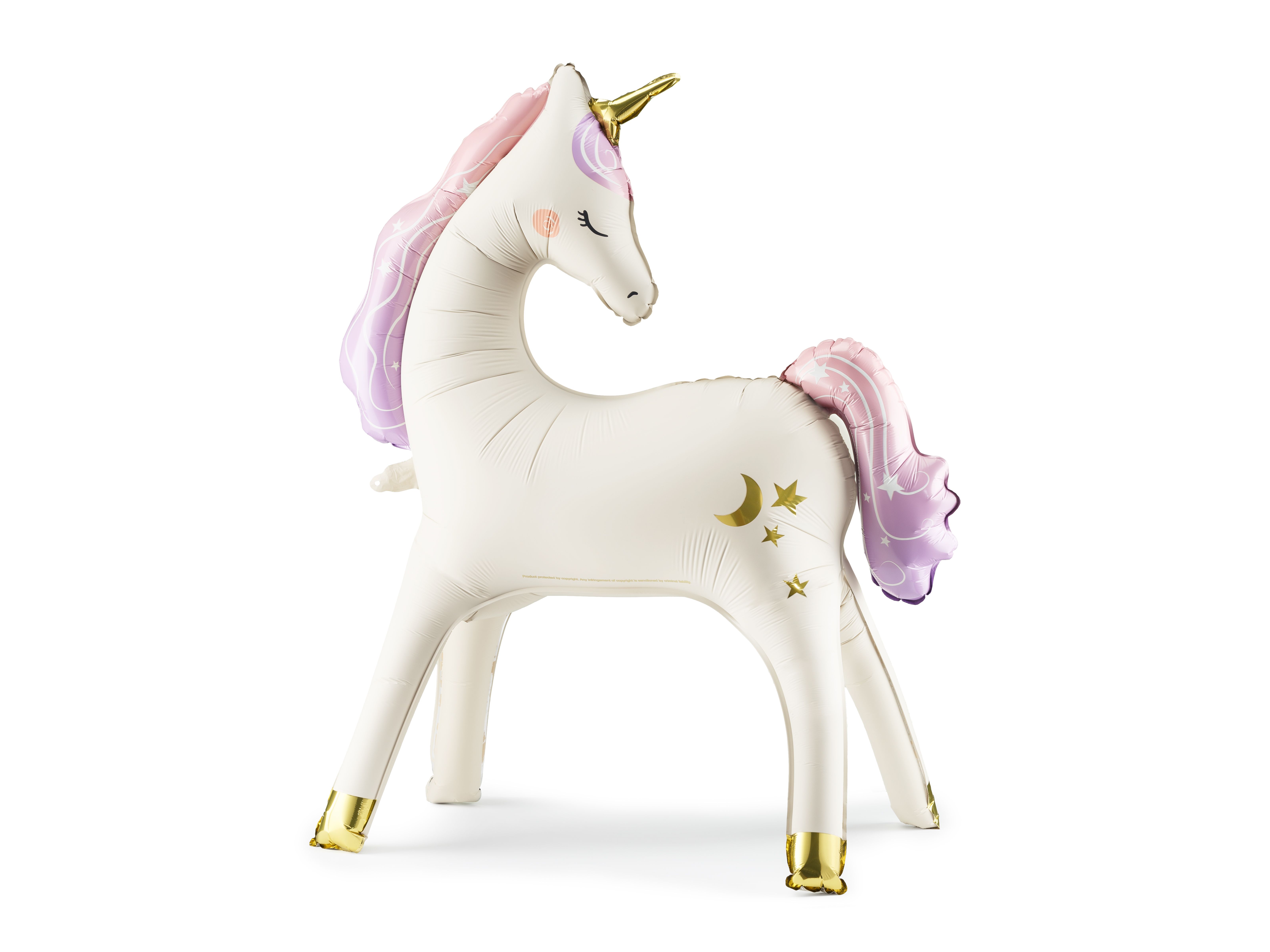 PartyDeco Standing Unicorn 37"/94cm image
