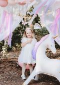 PartyDeco Standing Unicorn 37"/94cm thumb