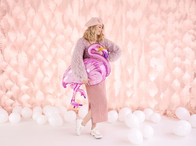 PartyDeco Flamingo 37"/94cm Pink