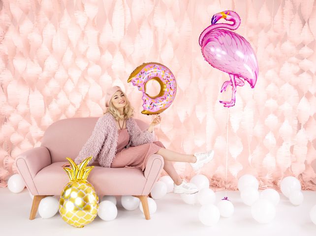 PartyDeco Flamingo 37"/94cm Pink