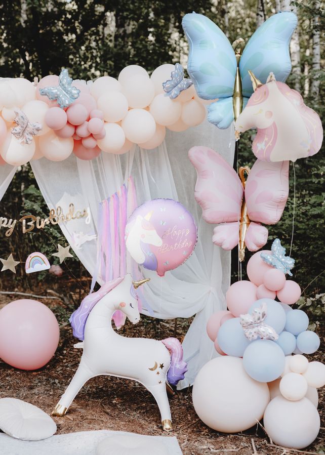 PartyDeco Unicorn 24"/61cm