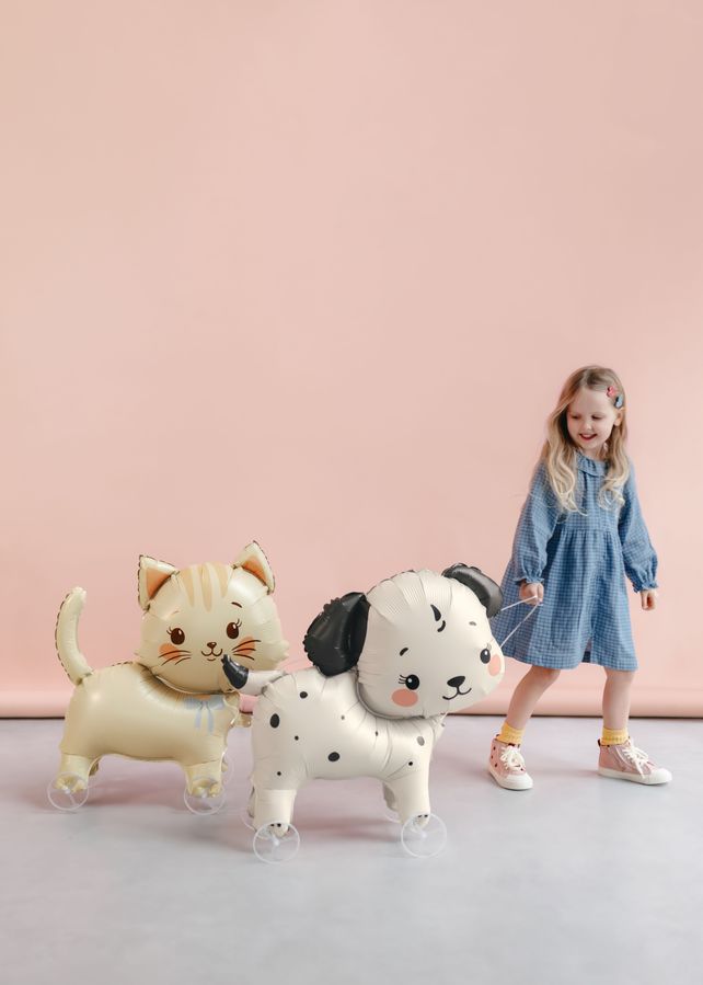 PartyDeco Dog on wheels 27"/69cm