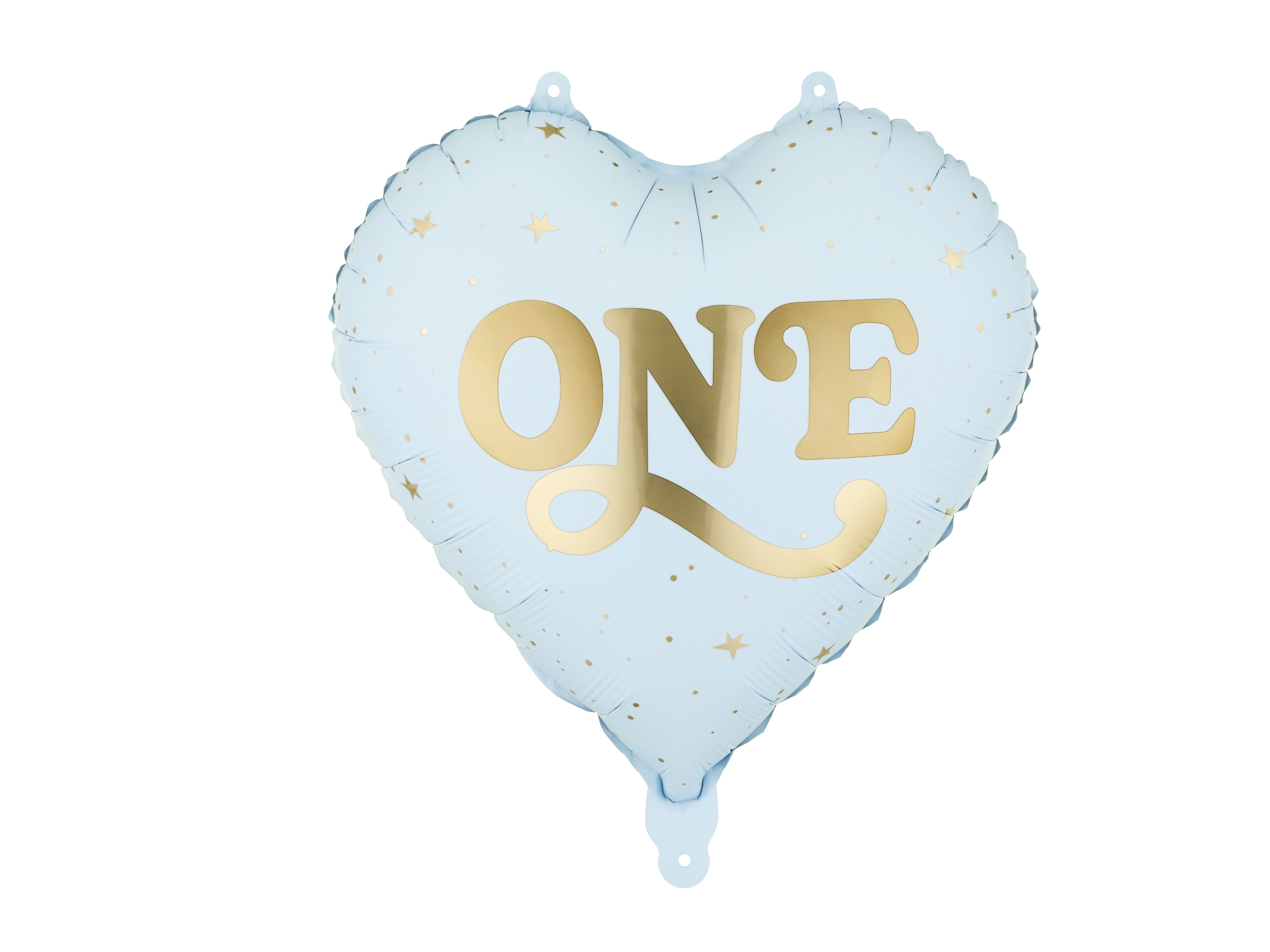 PartyDeco Heart One 18"/46cm light blue image
