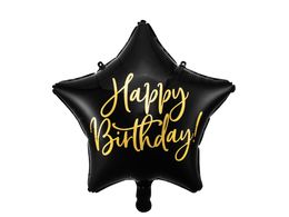 PartyDeco Star Happy Birthday 18"/46cm image