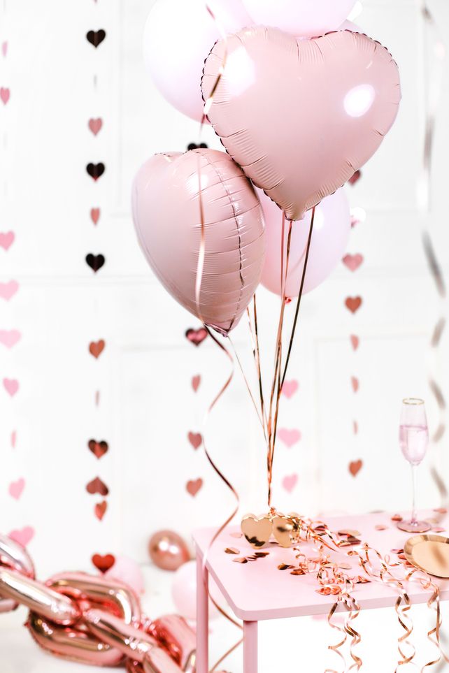 PartyDeco Heart Light Pink 18"/36cm