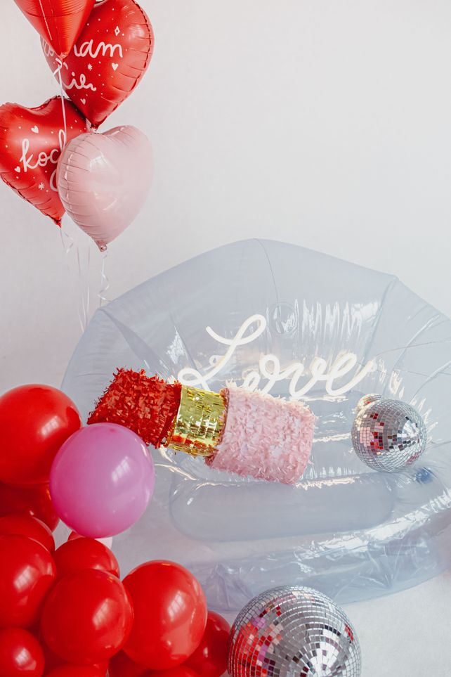 PartyDeco Heart Light Pink 18"/36cm