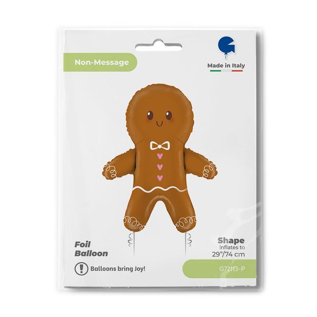 Grabo Cute Gingerbread Man 29"/74cm