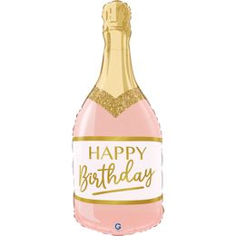 Grabo 32"/81cm Pink Birthday Bottle image