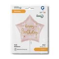 Grabo Star Pink Happy Birthday 18"/46cm thumb