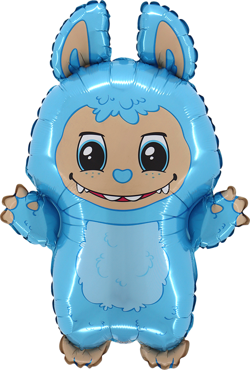 Grabo Bad Bunny Blue (Labubu) 24"/61cm image