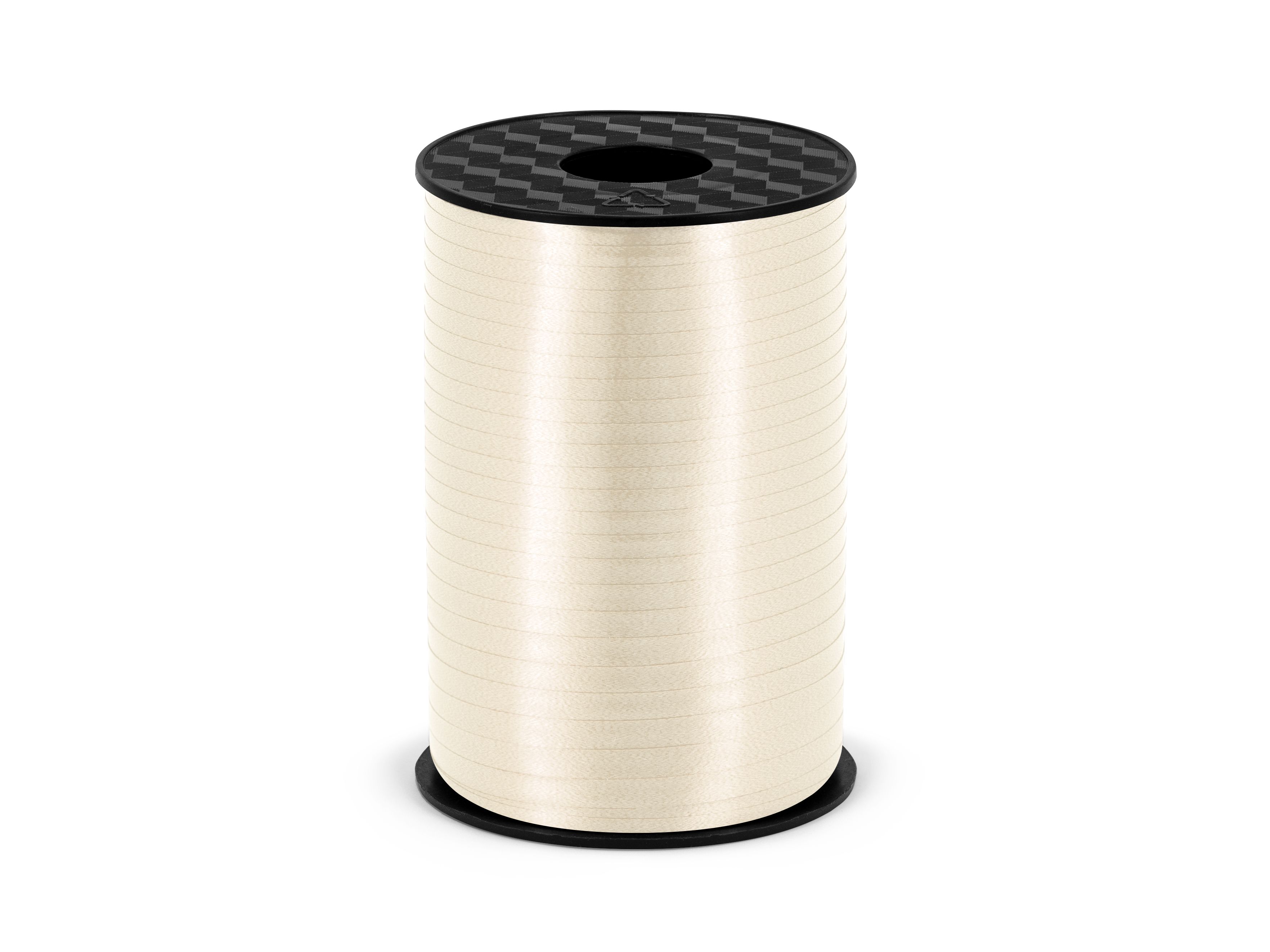 PartyDeco Plastic Ribbon 5mm / 225m light cream image